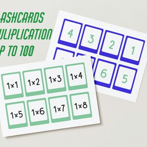 Multiplication Mastery: Printable Flashcards up to 100!