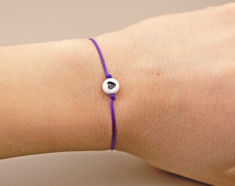 Vriendschapsarmband met hart, macramé armband, verstelbaar handgemaakt sieraadaccessoire, een cadeau voor je geliefde