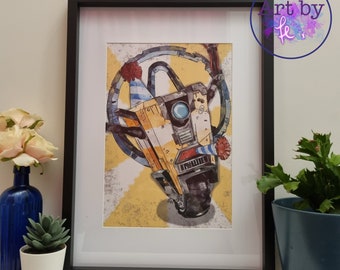 Claptrap Borderlands A4 Print | Fan Art | Wall Art | Matt Print | High Quality Print