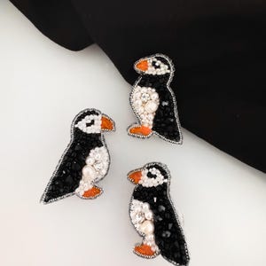Puffin brooch