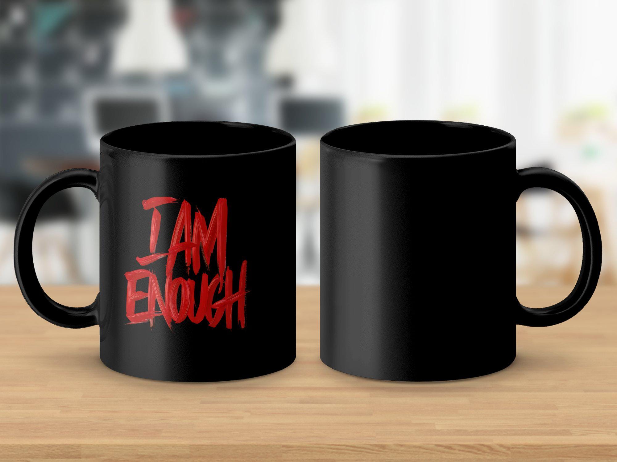 I Am Enough Coffee Mug: Motivational Gift, Positive Affirmation, 11oz  Ceramic - Etsy