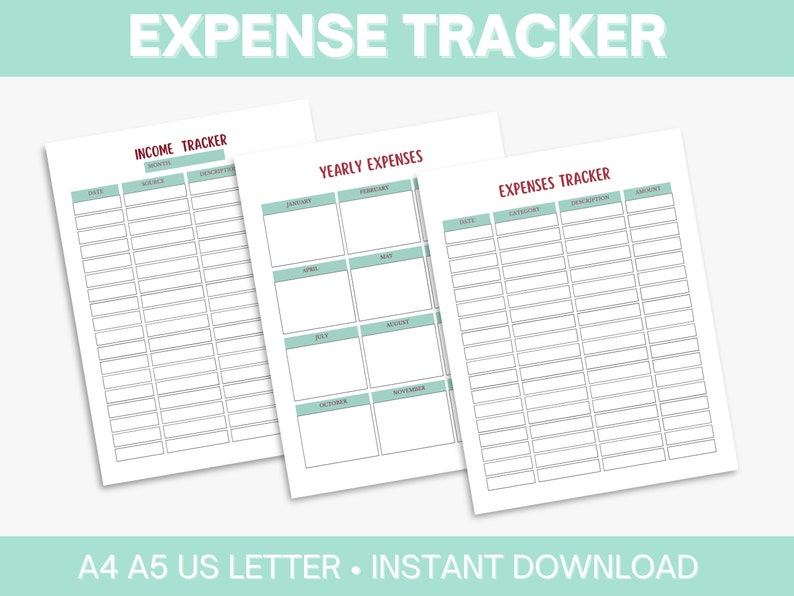 Financial Planner Bundle Printable 2024 Budget Planner Etsy