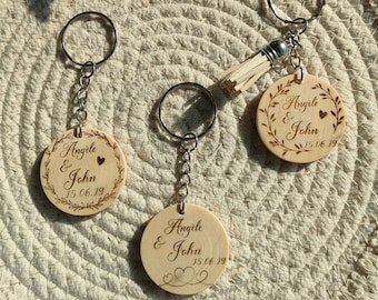 Wedding key ring