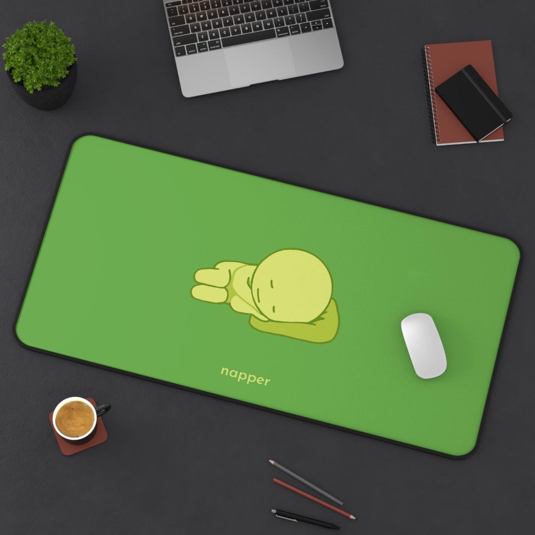 Smiski Green Napping Napper Cartoon Kawaii Mousepad | 3 Sizes | Gaming ...