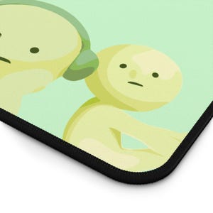 Smiski Green Yoga, At Work, Hippers Series Mousepad | 3 Sizes | Gaming Desk Mat | Custom Mousepad | Keyboard Mat | Office Decor | Gift image 6