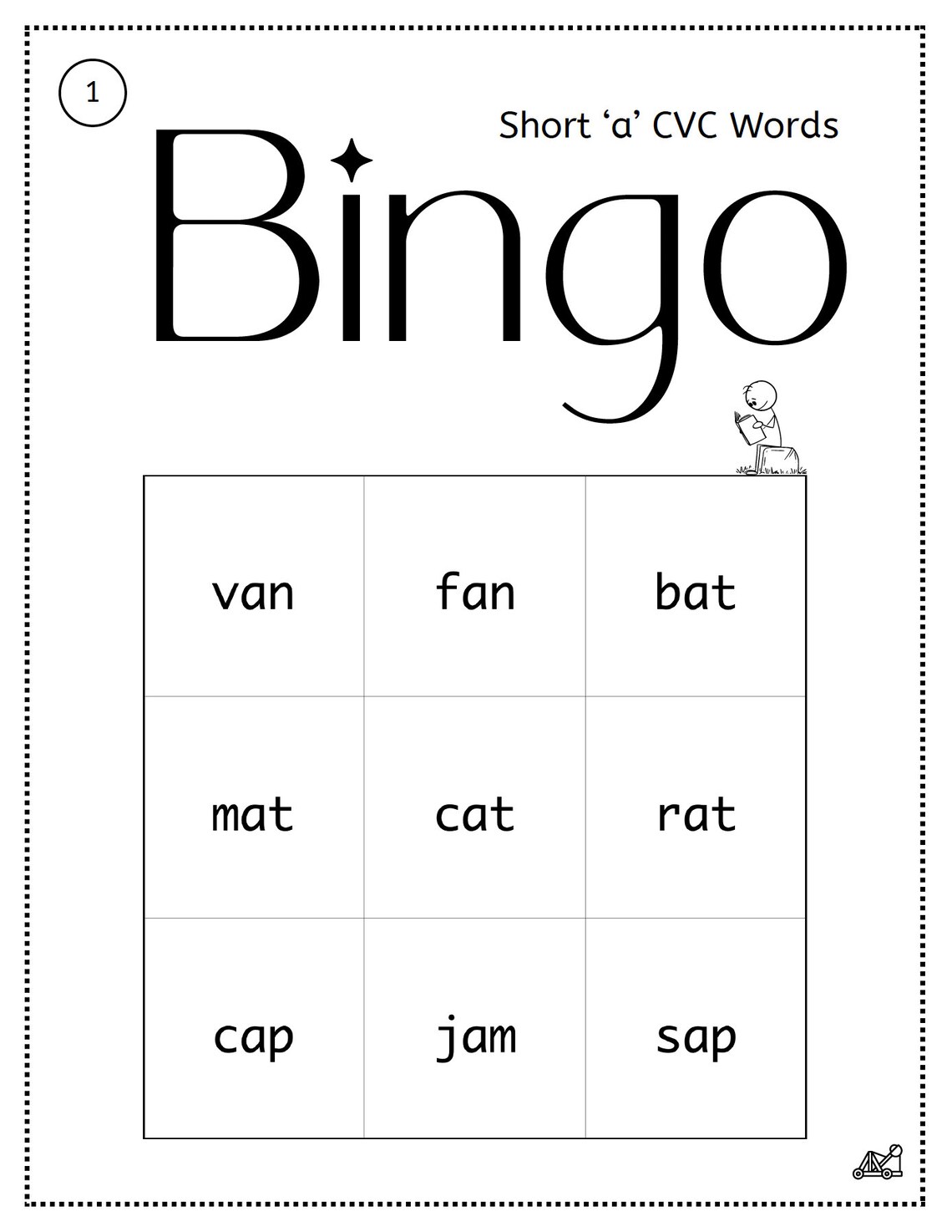 Phonics Bingo CVC Words - Etsy