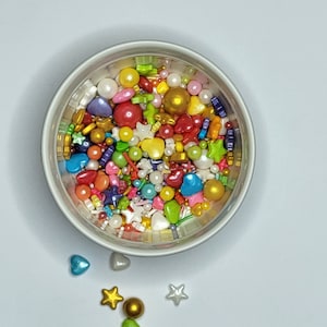 Mix di granelli colorati per cupcake: vegano, senza glutine, halal