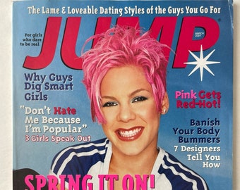 JUMP Vintage Magazine - March 2001 - PINK - Very Rare Find