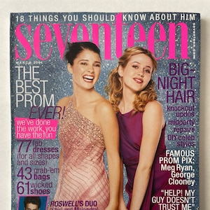 Seventeen Vintage Magazine, March 2001 - Very Rare Find