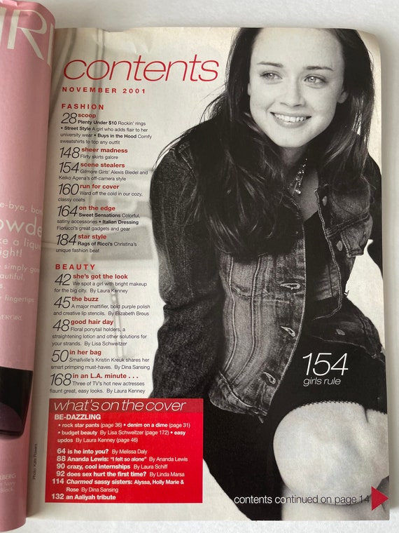 Seventeen Vintage Magazine, November 2001 - Etsy