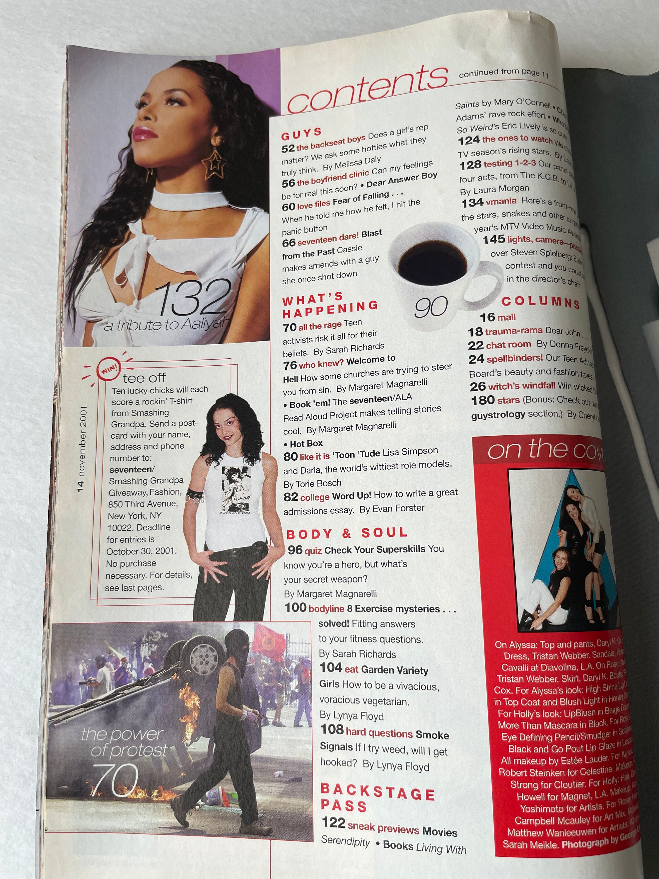 Seventeen Vintage Magazine, November 2001 - Etsy