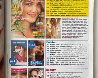 Seventeen Vintage Magazine, March 2004 - Drew Barrymore - Very