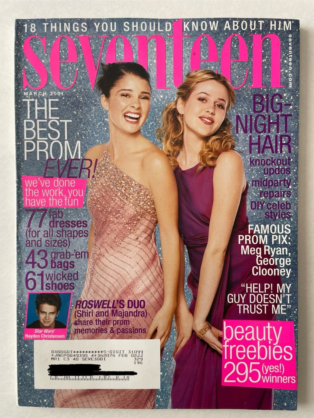 Seventeen Vintage Magazine, March 2001 - Very Rare Find - Etsy