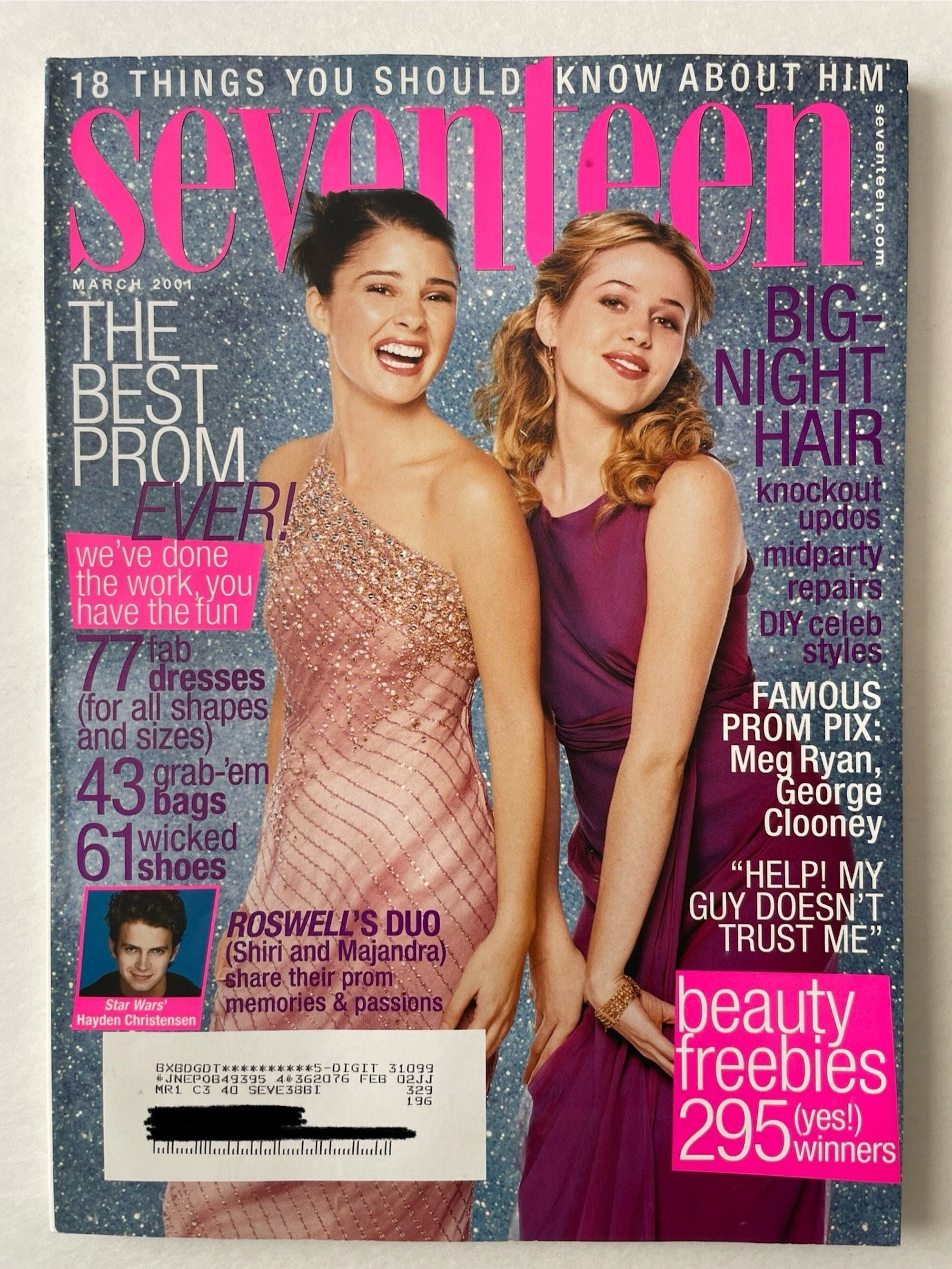 Seventeen Vintage Magazine, March 2001 - Very Rare Find - Etsy