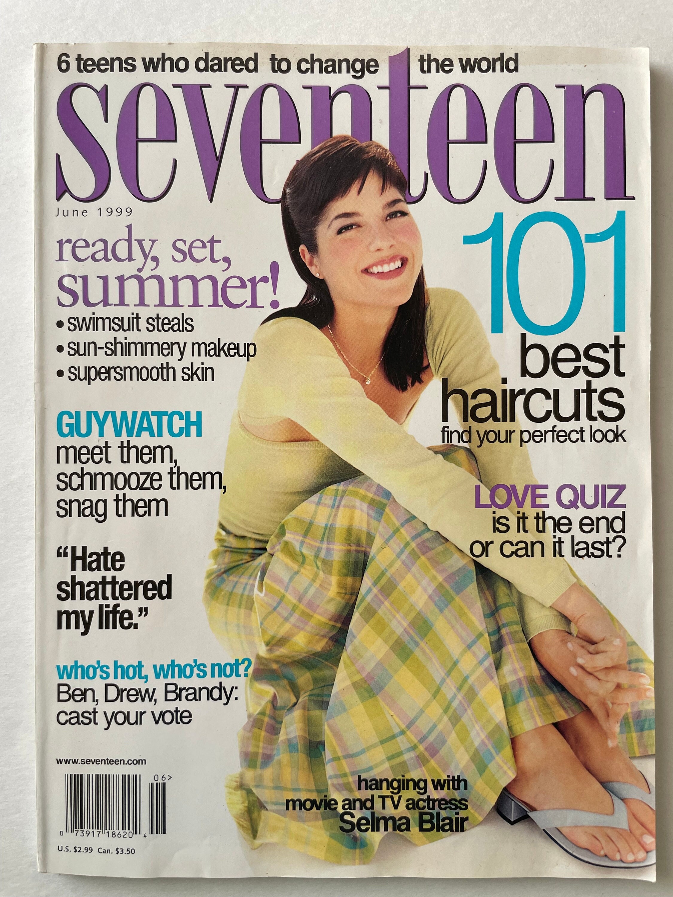 SEVENTEEN アルバム　雑誌　まとめ売り 90's Seventeen Vintage Magazine, June 1999 - Selma Blair - Etsy
