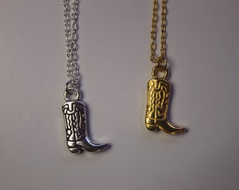 Cowboy Like Me Boot Necklace