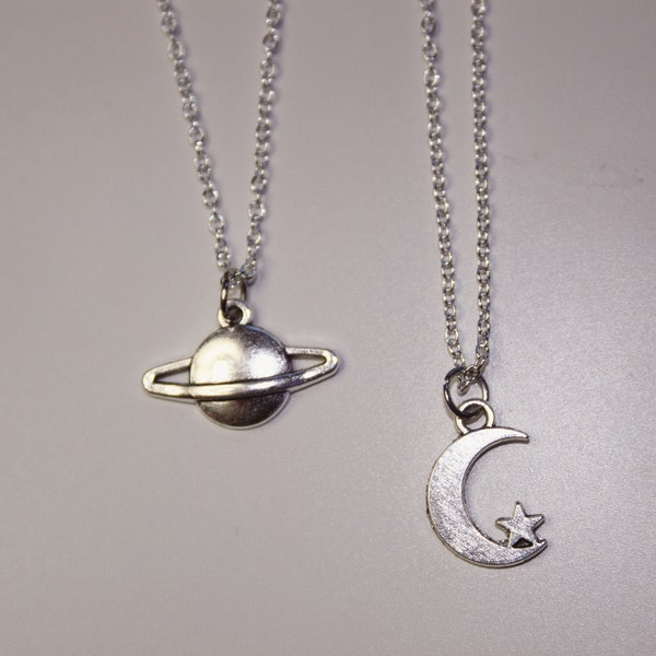 Silver Moon Necklace - Up to 50& Off - Etsy