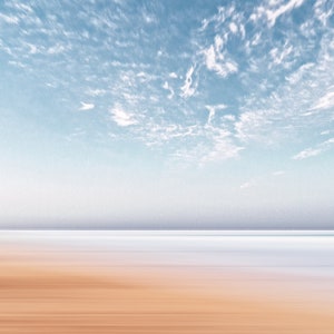 Seascape Print Ocean Wall Art Beach Poster Ocean Waves Art Clouds Poster California Seascape Photo Print Instant Download Digital Photo