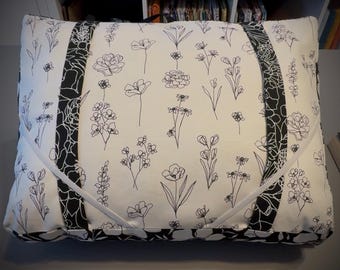 Handmade Reading Pillow – Book, Tablet & E-Reader Holder (Cotton)