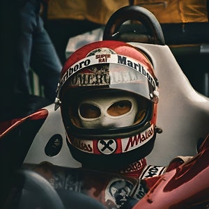 Retro Niki Lauda Print