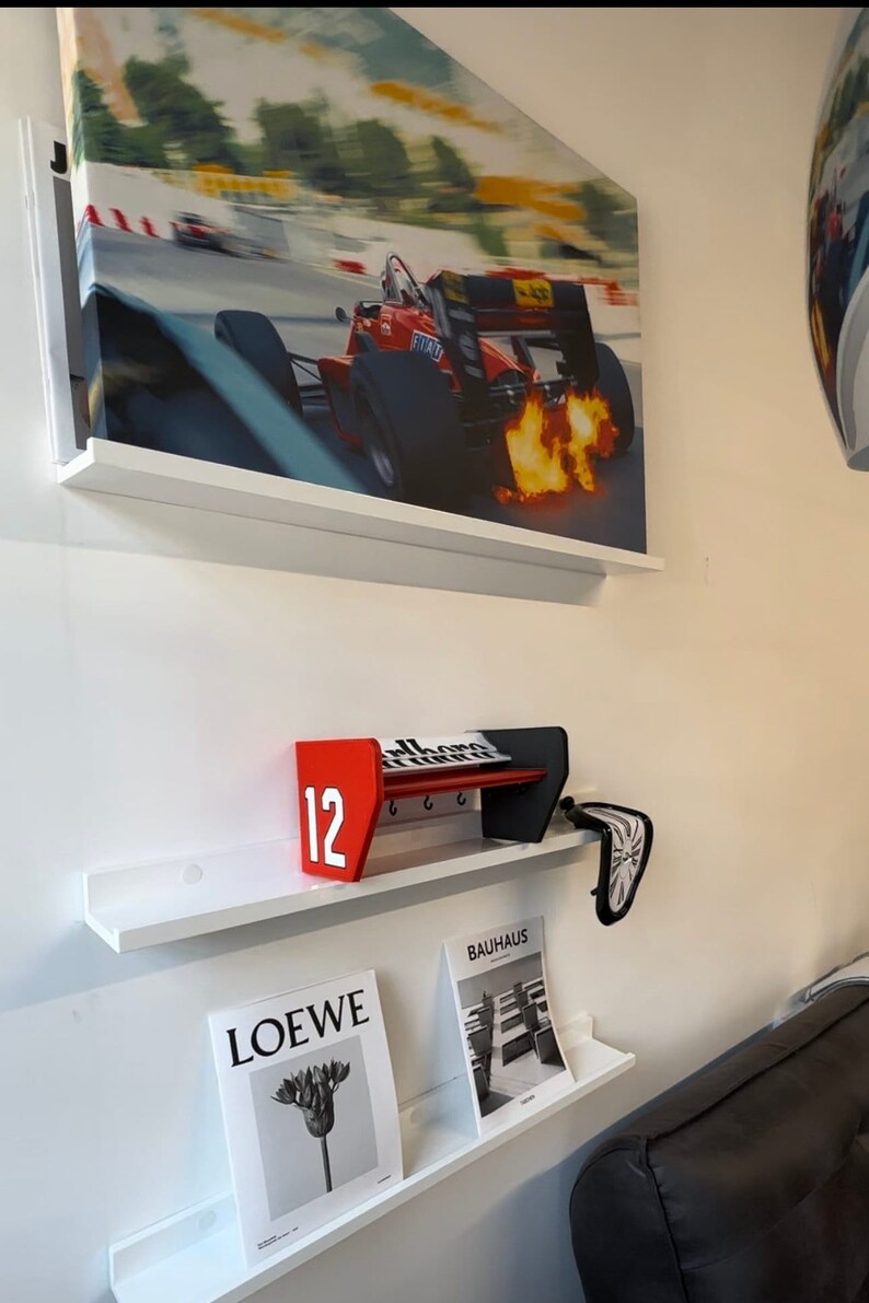 F1 Key Holder Decrotive, MP4/4 Inspired Design VINTAGE - Etsy