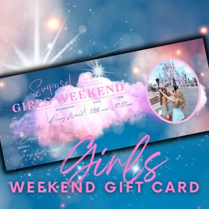 Modèle de bon d’escapade de week-end modifiable| Billet de voyage surprise| Week-end court séjour anniversaire | Coupon cadeau amis| TÉLÉCHARGEMENT INSTANTANÉ