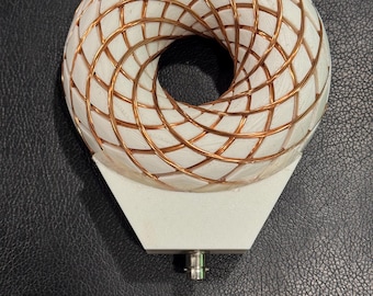 Mit Röhrenstecker und Röhrenstecker. Aufgerüstete 6-Strang-Kupferwicklung für 3x Feldstärke! Hier ist nur die Spule mit Kabel.