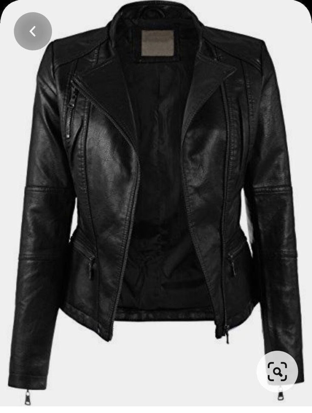 Custom Black Lambskin Motorcycle Biker Slim Fit Leather Jacket for ...