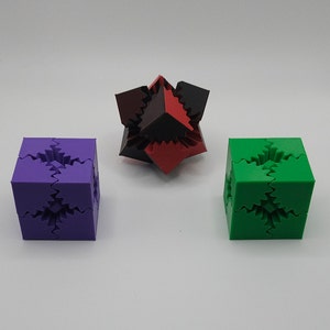 Rotating Geared Cube