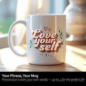 Custom Retro Mug, Personalized Mug, Custom Gift, Personalized Ceramic Mug, Design your own mug, Gift For Her/Him , Birthday Gift
