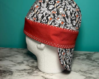 Reversible Cartoon Bunny Custom Welding Cap-Steamfitter/Pipeline/Welding