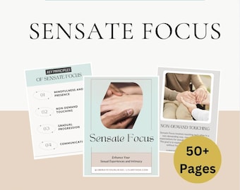 Sensate Focus Workbook, Couples Intimacy Printable Workbook, Sex Positivity Therapy Workbook, Psychology Resources, Sex Therapy Workbook