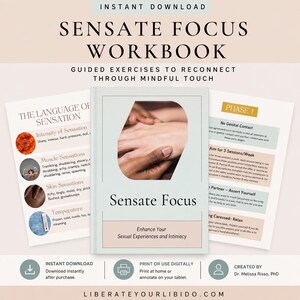 Sensate Focus Workbook | Couples Intimacy Exercises to Rebuild Physical Connection | Printable PDF