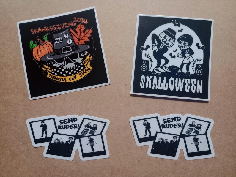Ska Sticker Pack Ska Punk Bands Two Tone Stickers Punk Rock Artists ...