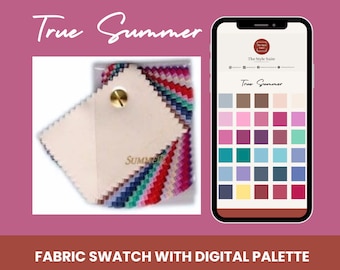 Análisis de color True Summer Fan: muestras físicas y digitales