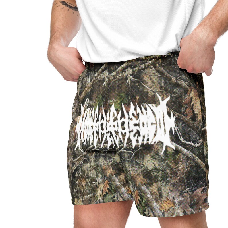 Forest Camo Streetwear Shorts Y2K Shorts Clothing Brand Opium Aesthetic ...