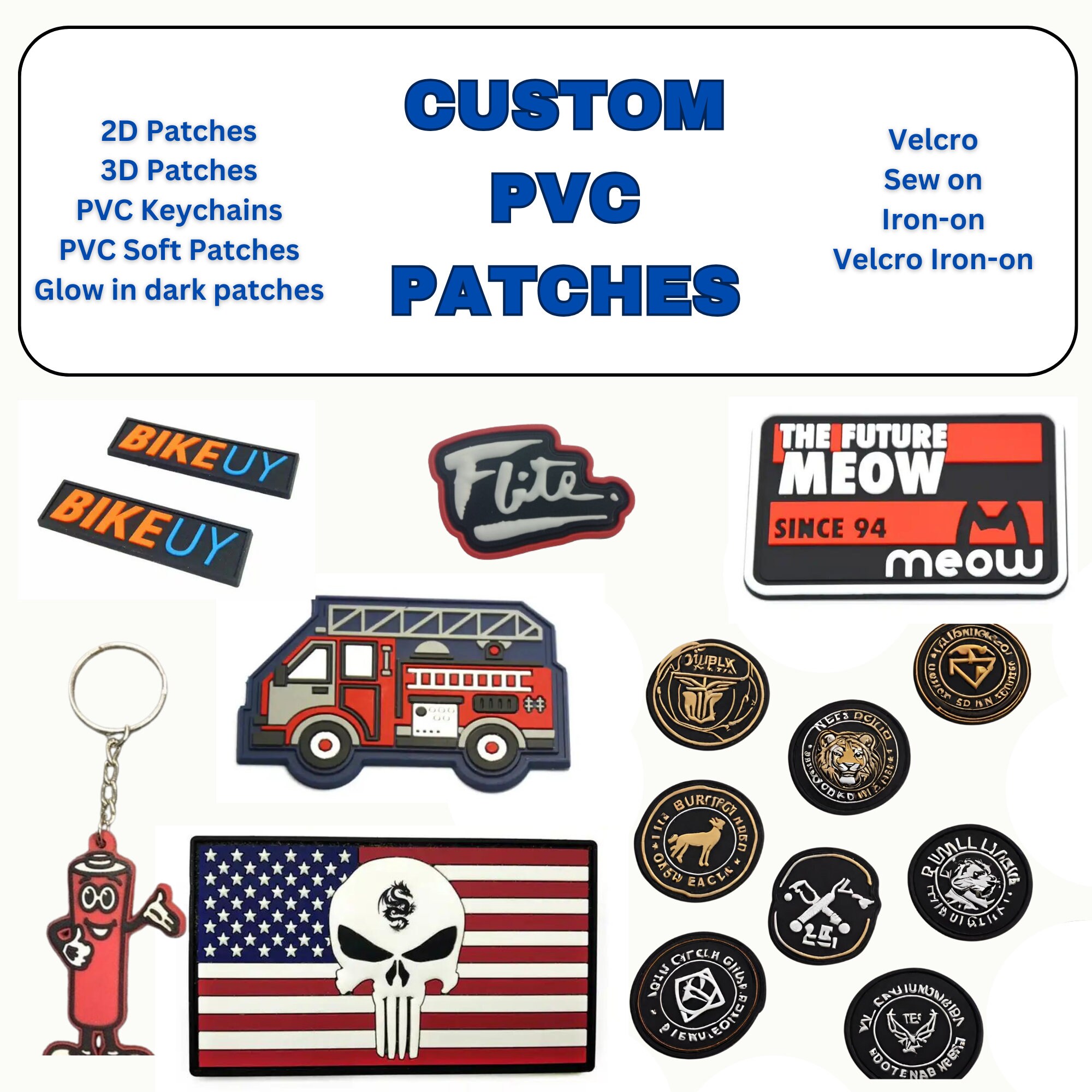 100 Pvc Patch, Pvc Patch Custom, PVC Morale Patch, 3d Pvc Patch