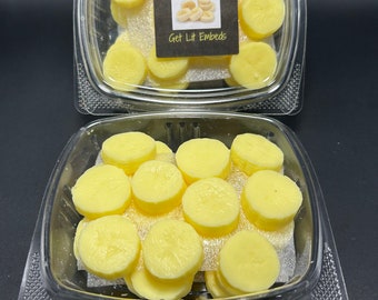 30 Banana Slices Parasoy Wax Embeds