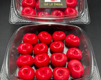 15 Cherry scented Parasoy Wax Embeds