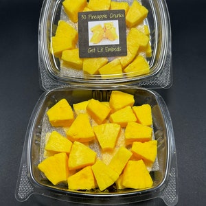 30 Pineapple scented Parasoy Wax Embeds