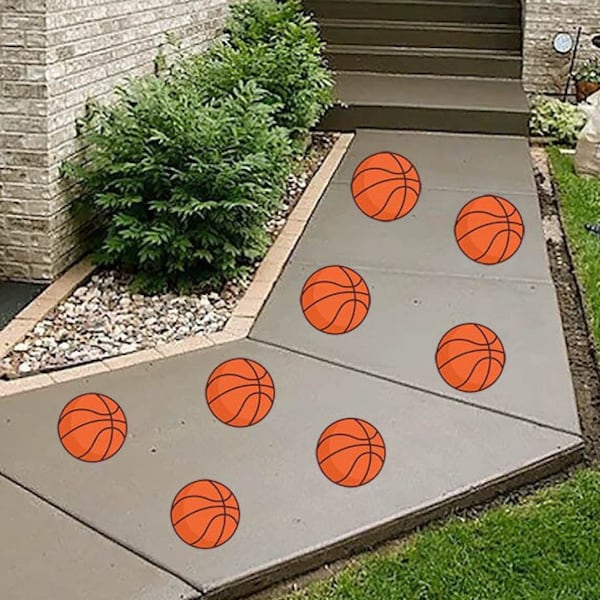 Basketball Floor Decals Etsy