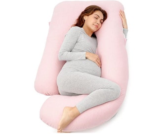 Pregnancy Pillows for Sleeping, U Shaped Full Body Maternity Pillow for Side Sleeping - Support for Back, Legs, Belly, Hips