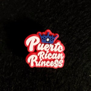 Puerto Rico Princess Croc Charm