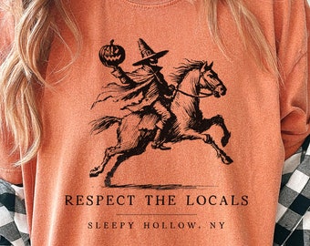Vintage Sleepy Hollow Headless Horseman T-Shirt - Classic New York Halloween Legend, Gift for Fans of History, Literature and Spooky Season