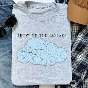 Meteorology and Climatology T-Shirt | Atmospheric Science Unisex Heavy Cotton Tee | Perfect Gift for Weather Nerds & Earth Science Students