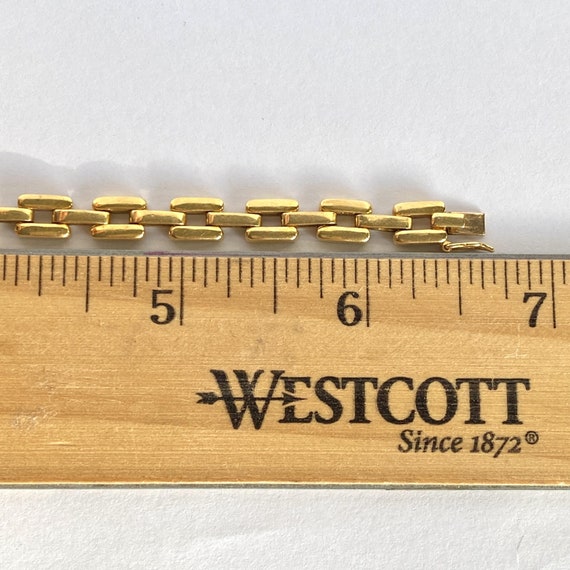 0.83 Diamond Chain Bracelet 18k Yellow Gold 22.96g - image 10