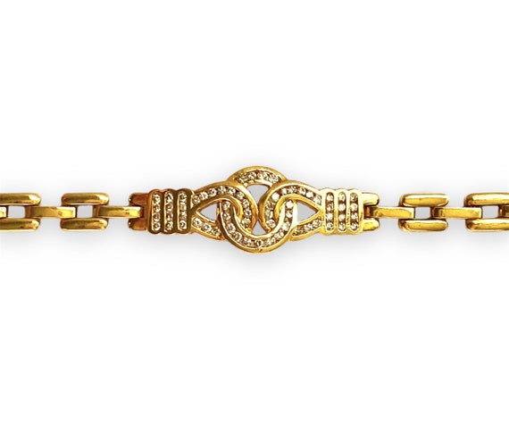 0.83 Diamond Chain Bracelet 18k Yellow Gold 22.96g - image 3