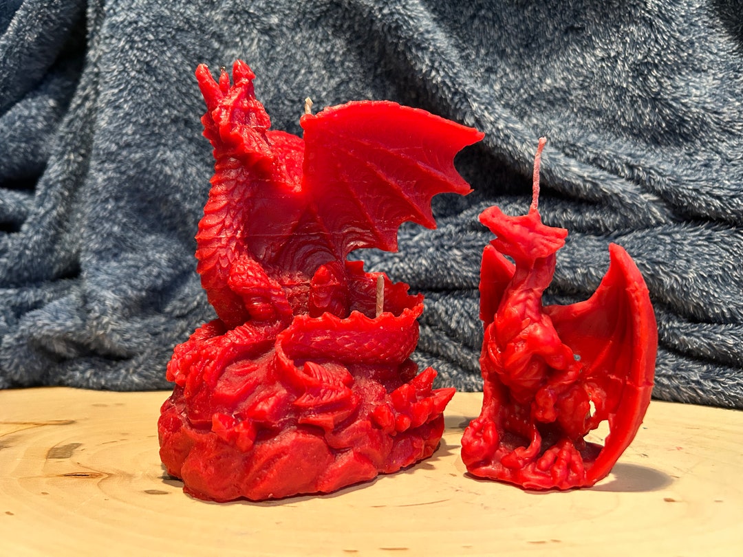 Dragon Candle & 13 Oz Mythical Serenity Candle A Lavender Etsy