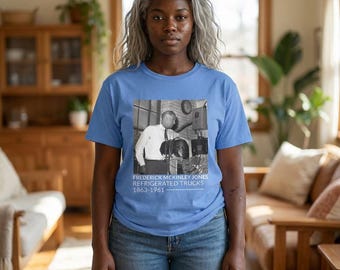 Camiseta de Frederick McKinley Jones: Historia negra, innovador científico