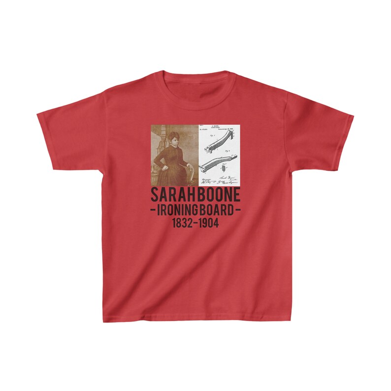 KIDS Stylish Sarah Boone Tee, Iconic Women's History T-Shirt, captivating design, symbol of empowerment and recognition, Stylish tee image 3